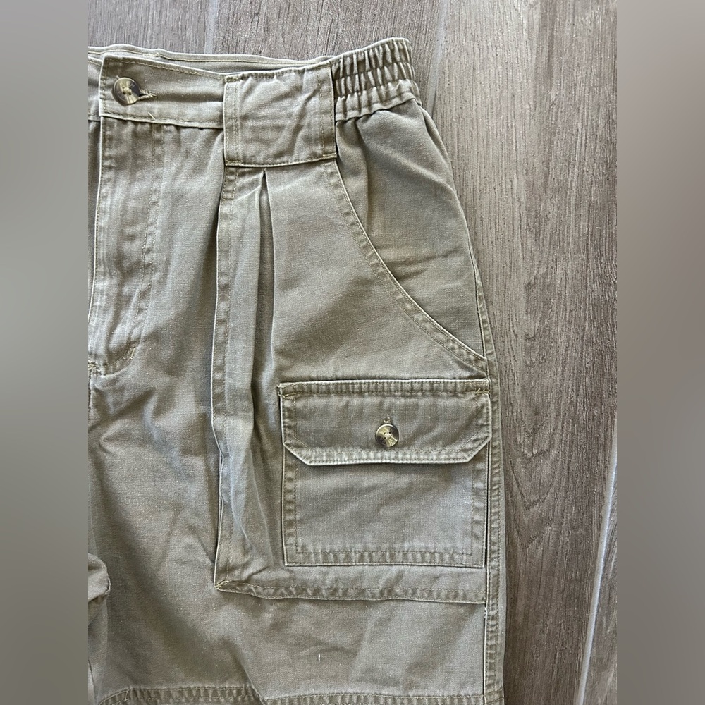 High Sierra Men’s Cargo Shorts Size 34 Khaki Utility Outdoor Hiking Shorts 6.5” - Picture 3 of 8